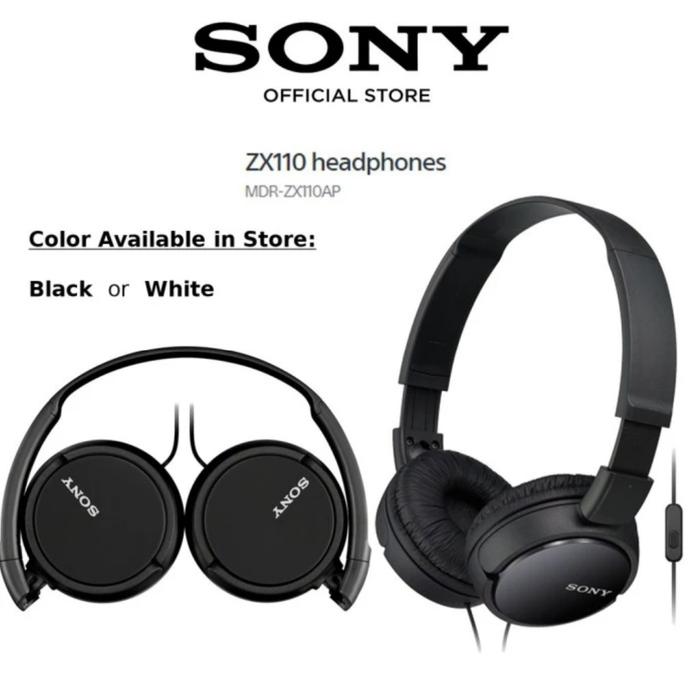 Sony Zx110 Sony Mdr 110 MDR-ZX110 ZX110AP Headphone Sony Indonesia