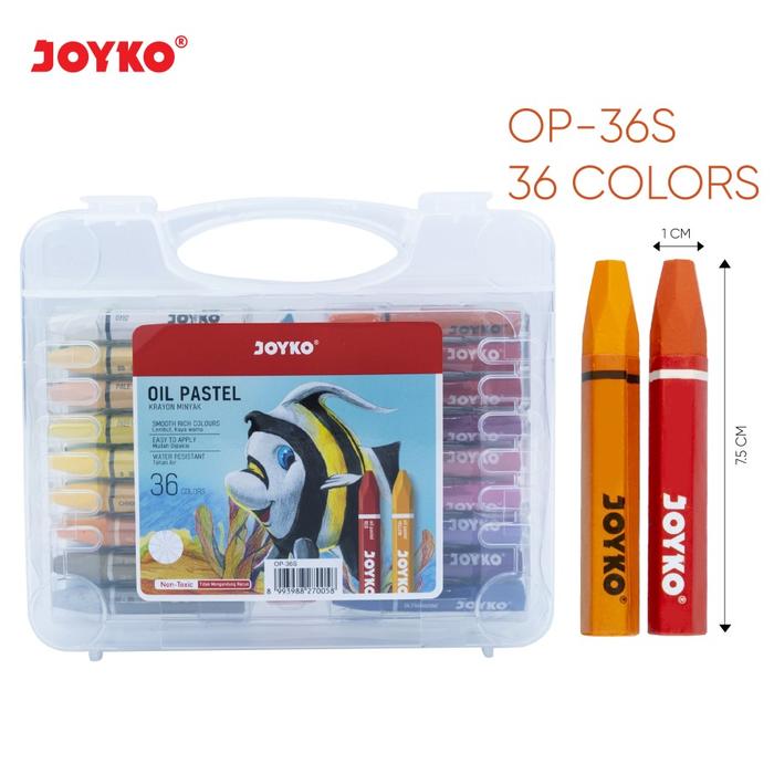 Gambar Crayon Joyko - ISI 36 dari Lomo Stationery undefined Tokopedia