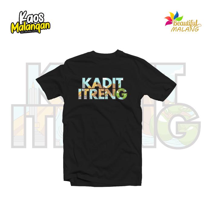 Gambar [ TERBARU ] KAOS MALANGAN 053 - KADIT ITRENG - Hitam, S dari awesam store undefined Tokopedia