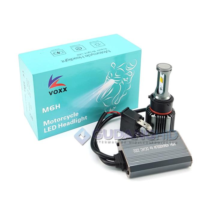 Gambar LED Motor 2 Mata VOXX Lampu M6H 2 Sisi AC DC H6 H4 40W 4000 Lumen - Putih dari GudangHID undefined Tokopedia
