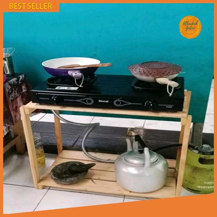 Gambar Meja Kompor Gas 2 Susun Serbaguna dari ALBARKAH GALERI undefined Tokopedia