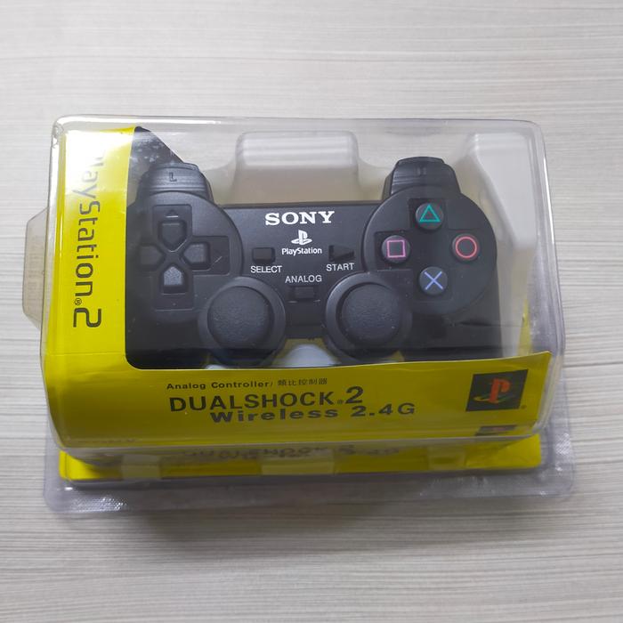 Gambar Stik Playstation 2 Wireless Dualshock Getar - Best Quality - Hitam, STIK AJA dari ATLANTIS STAR undefined Tokopedia