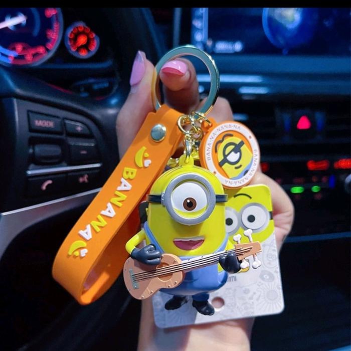 Gambar Gantungan Kunci Bentuk Boneka Kartun Minion Despicable Me Untuk Hadiah - Orange dari thenway18 undefined Tokopedia