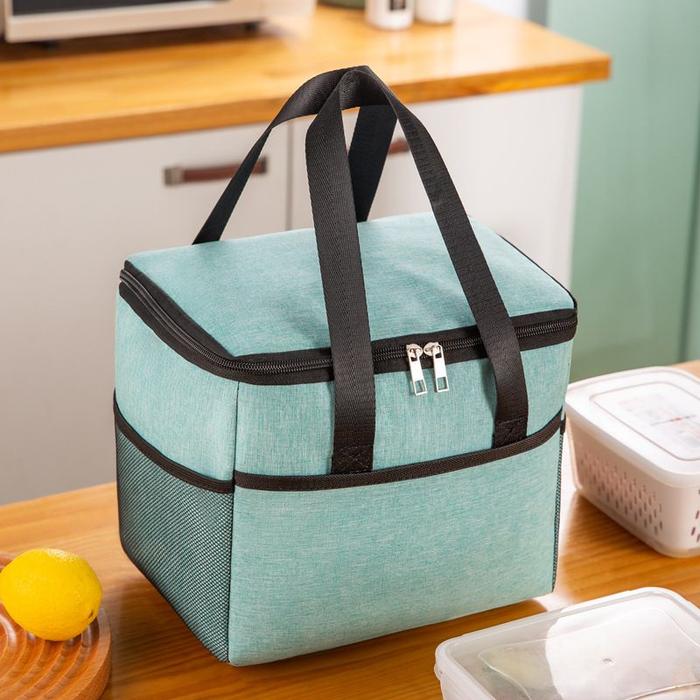 Gambar Tas Thermal/Alumunium Foil Lunch Bag/Tas Kotak Bekal Piknik 24x18x21cm - Tosca dari supono store88 undefined Tokopedia