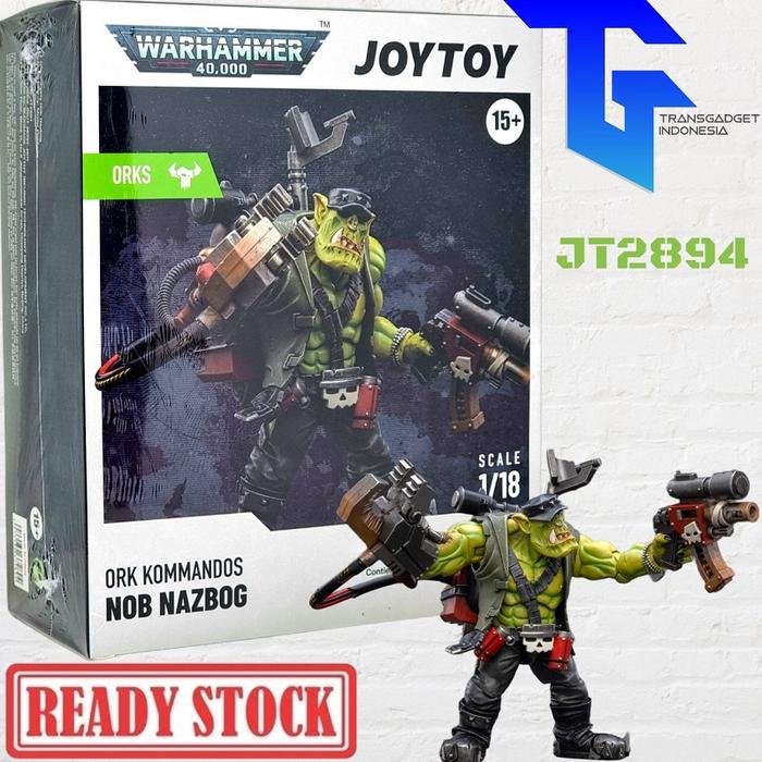 JoyToy Warhammer 40.000 Action Figure Ork Kommandos Burna Boy Ragrob – Scala 1/18, 11 Cm, Collezionabile - 2