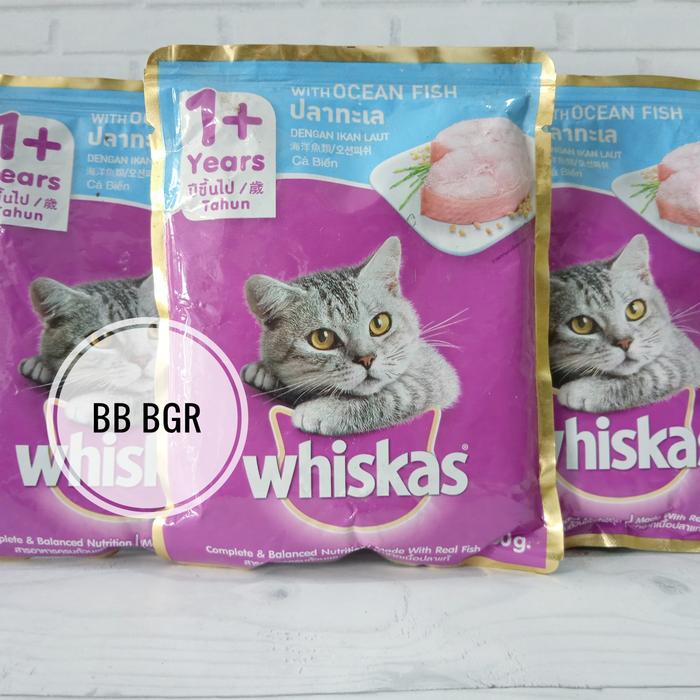 Whiskas pouch sachet adult promo 85 gr Ocean Fish
