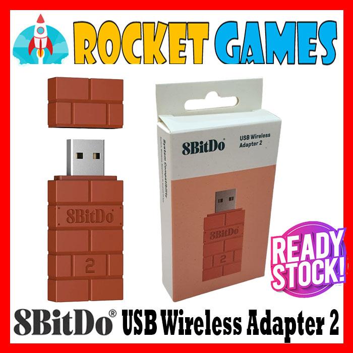 Gambar 8bitdo USB Wireless Adapter 2 for Nintendo Switch Xbox Series PS5 PS4 - MERAH BATA dari Rocket Games undefined Tokopedia