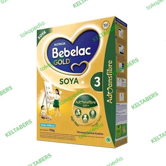 Gambar Bebelac Gold 3 Susu Bubuk Soya Vanilla 700gr dari KELTABERS undefined Tokopedia