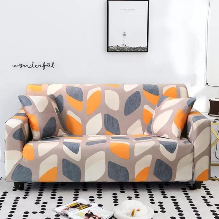 Gambar COVER SARUNG KURSI SOFA ELASTIS 2 SEATER DUDUKAN - Lelog, 1 SEATER dari Eljida Store undefined Tokopedia