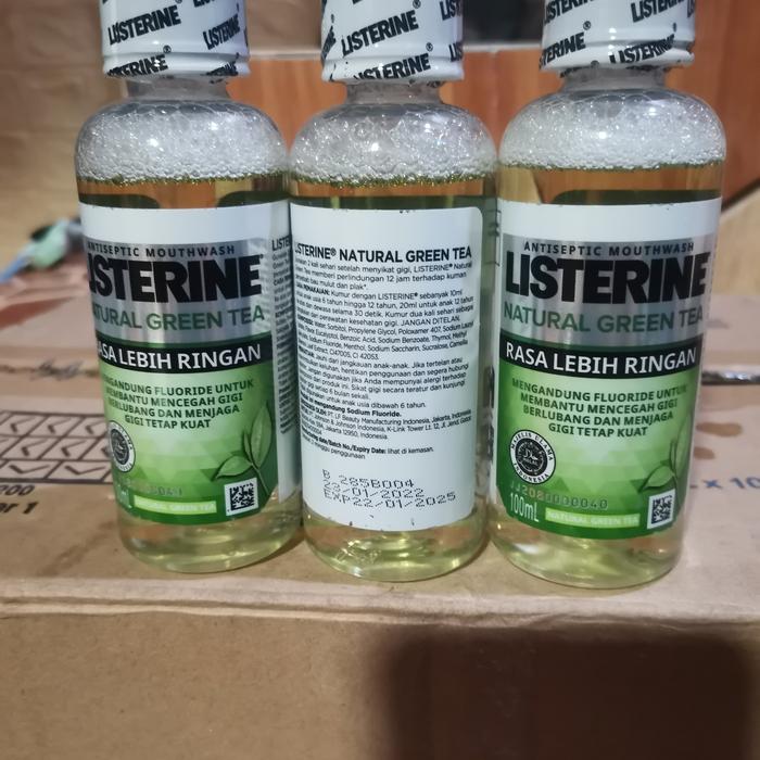 Gambar Listerine Mountwash 100ml - Green Tea dari Kilat mart undefined Tokopedia