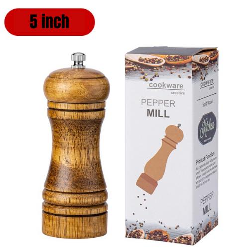 Gambar Pepper Mill Grinder Gilingan Lada Merica Kayu 256 - 5 inch dari aneka multi undefined Tokopedia