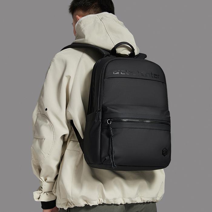 Gambar B00536 Arctic Hunter Tas Ransel Kasual Backpack Laptop 15.6 Inch - Hitam dari EliteGen undefined Tokopedia