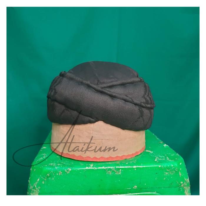 Gambar PECI IMAMAH AMALI LIPAT MOTIF SORBAN - Hitam, 8 dari Alaikum Store undefined Tokopedia