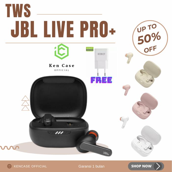 Gambar Headset Bluetooth LIVE PRO+ Earphone TWS Bluetooth Earbuds - Pink dari CasCasStore undefined Tokopedia