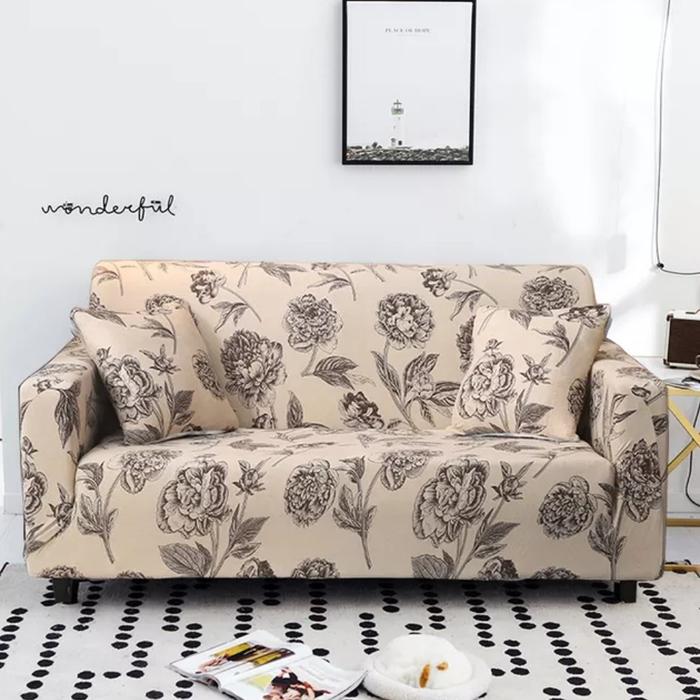Gambar COVER SARUNG KURSI SOFA ELASTIS 2 SEATER DUDUKAN - Eldes, 1 SEATER dari Eljida Store undefined Tokopedia