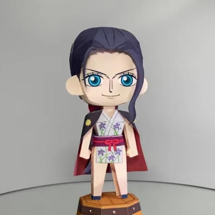 Gambar DIY/Papercraft anime/ Onepiece wano/ action figure/model jcube/chibi - robbin, box dari De3store_NEW undefined Tokopedia