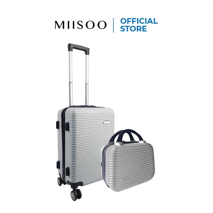 Gambar VIPBAZAAR KOPER Fiber Cabin 20 Inch Import Travel Cross 24/12inch mini - Silver, 12 Inch dari VIPBAZAAR undefined Tokopedia