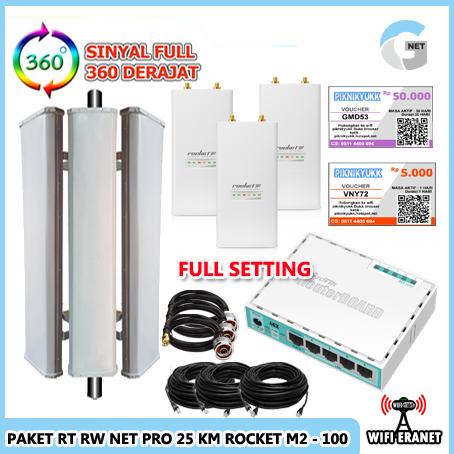 Gambar Paket Usaha ISP RT RW NET HOTSPOT Voucher Pro Full Seting 25 KM - RB 750 Gr3 dari WIFI eranetpro undefined Tokopedia