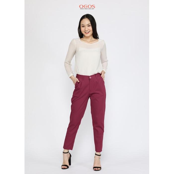 Gambar OGOS | Baggy Pants (Maroon) PI3O - MAROON, XS dari bakmzx undefined Tokopedia