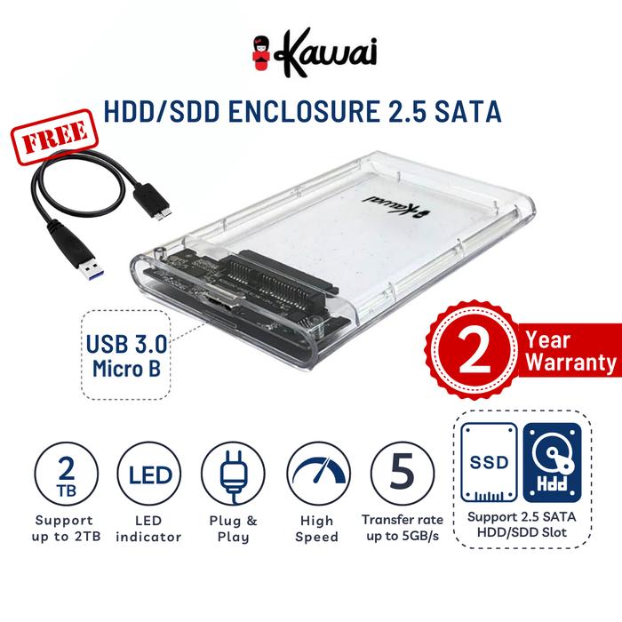 Promo iKawai Enclosure SSD HDD Internal USB Casing SATA