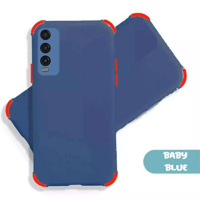Gambar SoftCase Candy Crack Macaron Vivo Y20 Y20s G Y12s Slim Case Protection - Biru, VIVO Y20 dari CASEHP88 undefined Tokopedia
