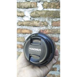Gambar Lensa Fix Canon / Lensa Fix Yongnuo / Lensa Fix STM / Lensa Fix USM - 50mm Yongnuo dari Yohaku Kamera &amp; Thrift Shop undefined Tokopedia