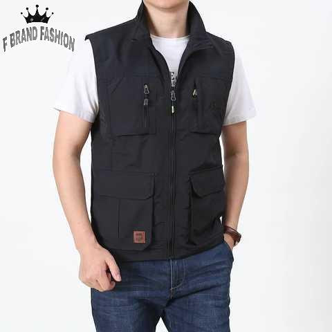 Gambar F Brand Fashion rompi pria/rompi motor/rompi kantoran/vest pria - Hitam, L dari F Brand Fashion undefined Tokopedia