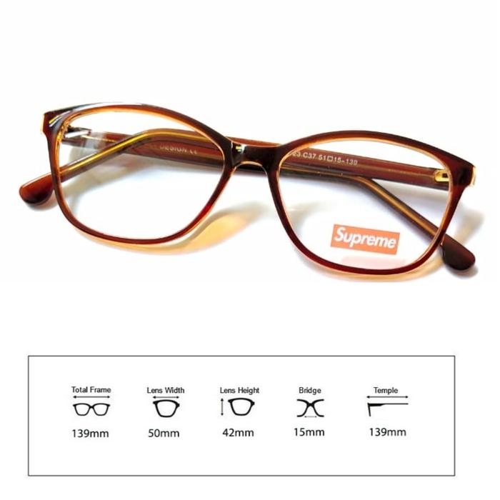 Gambar kacamata progresif kacamata atas normal bawah plus pria wanita - coklat, normal +3.00 dari Anindya Optik undefined Tokopedia