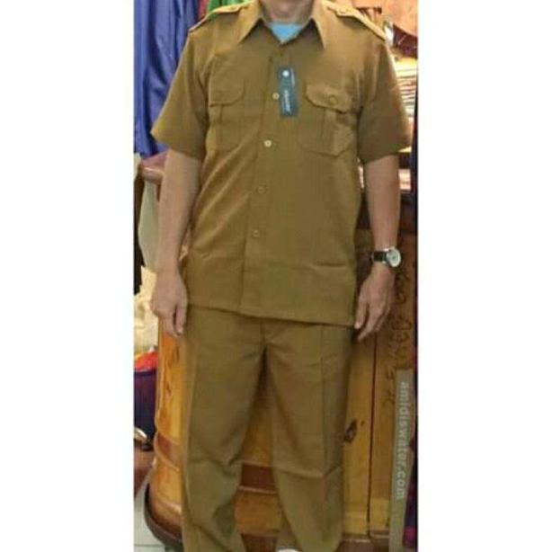 Gambar Seragam PDH pria seragam pemda kheki seragam PNS seragam dinas - Pemda, S dari Goo Buyyy undefined Tokopedia