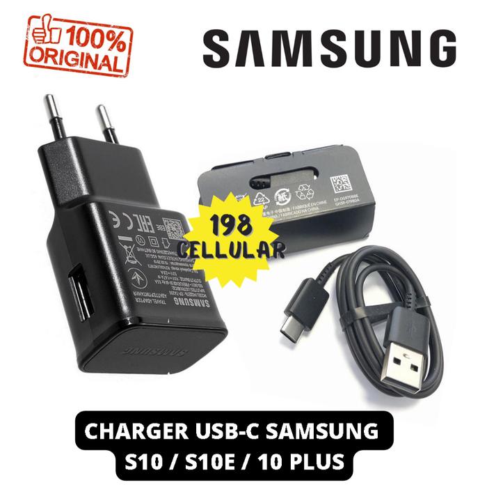 Original S10+ Charger Fast Charger Samsung S10+ Charger Cable Fast
