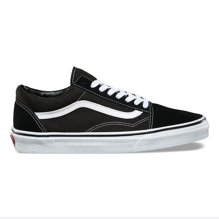 Gambar VANS OLDSKOOL BLACK WHITE CLASSIC ORIGINAL 100% - black White, 36 dari MYHANDSTORE ORIGINAL. undefined Tokopedia