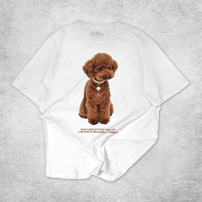 Gambar Risrus Kaos Oversize Dog T-Shirt Premium Unisex - Putih, S dari RisRus Official undefined Tokopedia