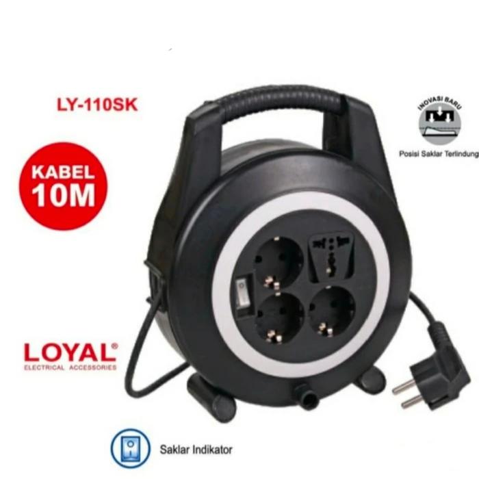 Gambar KABEL ROL LOYAL 6 METER/ terminal listrik/ extension - roll 10m+saklar dari Subur Elektrikal undefined Tokopedia
