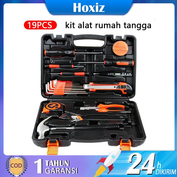 Gambar Toolset Toolkit Toolbox Tool Set Tool Kit Tool Box - 19pcs dari Hoxiz New undefined Tokopedia