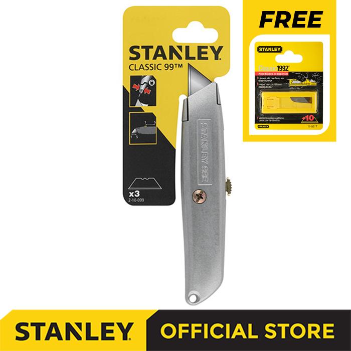 Gambar Stanley Retractable Utility Knife / Pisau Cutter 6inch 10-099-22 - W/11-921T-22 dari Stanley ID undefined Tokopedia