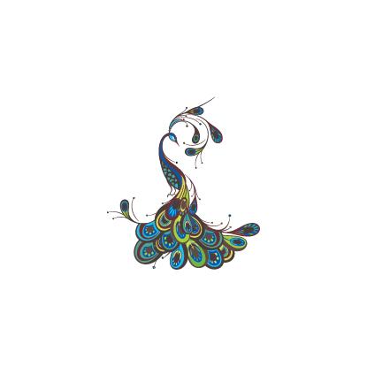 Gambar POTATOO AURORA THE PEACOCK Tato Merak Tato Stiker Tahan Air dari Potatoo_NEW undefined 5 Tokopedia