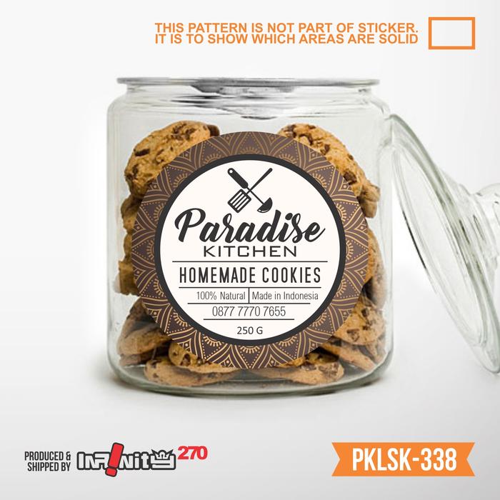 Gambar Stiker label makanan lunch box thin wall pouch toples PKLSK-338 dari Infinity Label & Packaging undefined Tokopedia