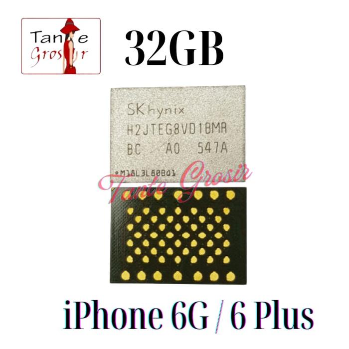 Gambar IC NAND FLASH IPHONE 6G 6 PLUS 32GB 64GB 128GB ORIGINAL NEW 32 64 128 - 32GB dari Tante Grosir undefined Tokopedia