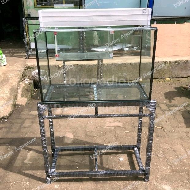 Jual AQUARIUM KACA SET TOP FILTER UKURAN 80x40x50cm KACA 8mm FULL ...