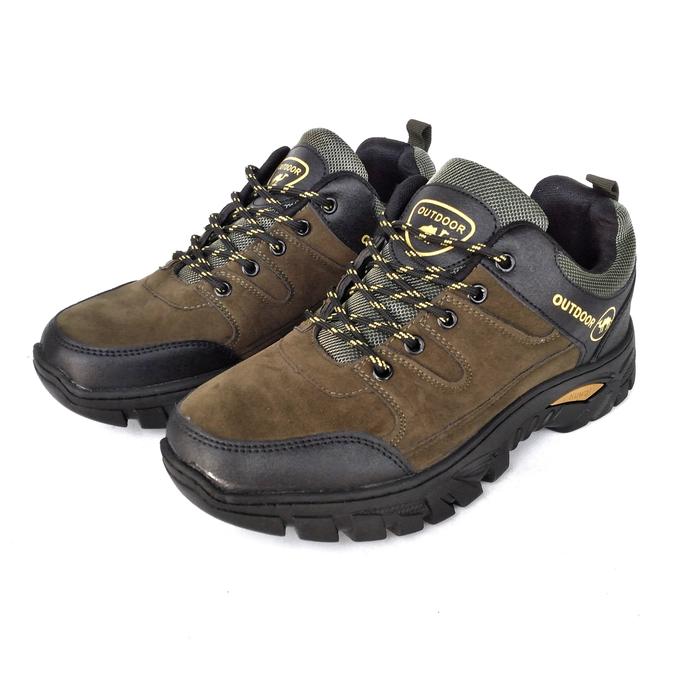 Gambar Sepatu outdoor pria / sepatu gunung / sepatu hiking import murah - Hijau, 40 dari Billionaire Shoes undefined Tokopedia