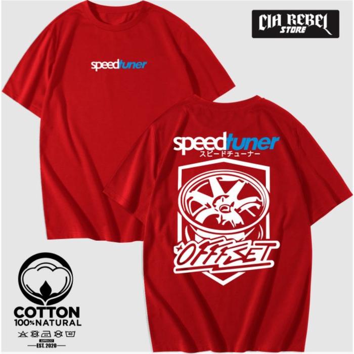 Gambar KAOS BAJU RACING SPEEDTUNER SPEED TUNER OFFSET KAOS OTOMOTIF - Merah, S dari Cia rebel store undefined Tokopedia