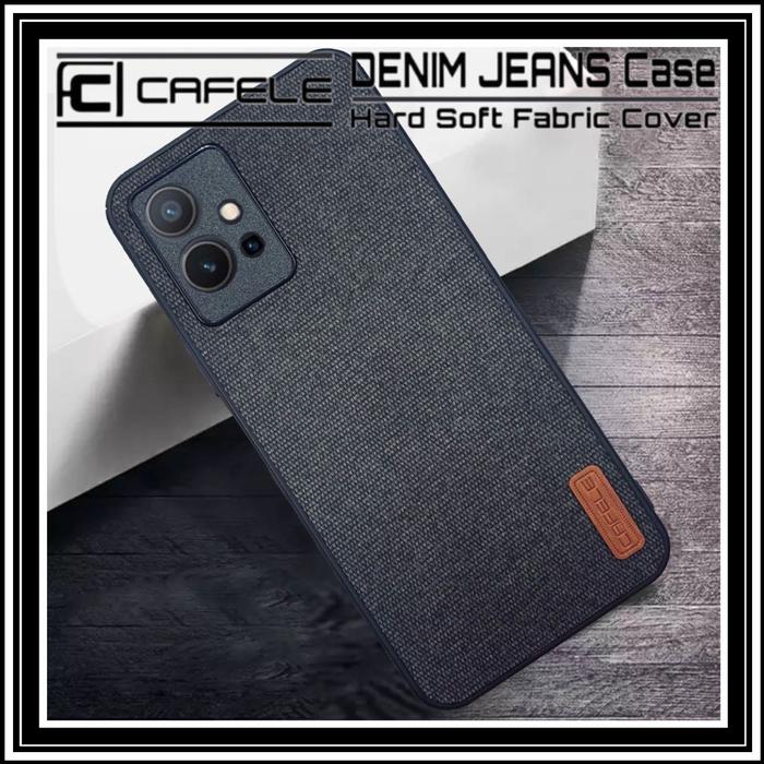 Gambar VIVO Y75 / Y55 / T1 5G DENIM JEANS CAFELE ORIGINAL HARD CASE SOFT PC - HITAM., VIVO Y75 5G dari Original Shop Nillkin undefined Tokopedia