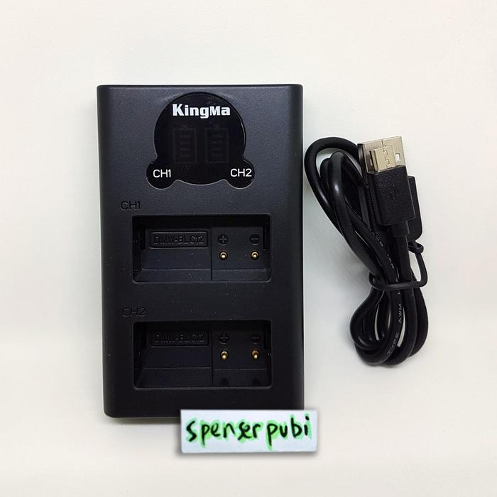 Gambar Paket Battery Kit 2 Baterai Lumix DMC-GH5 GX8 G7 G6 G5 GH2 DMW-BLC12 - Dual CHG saja dari SpenserPubi undefined Tokopedia