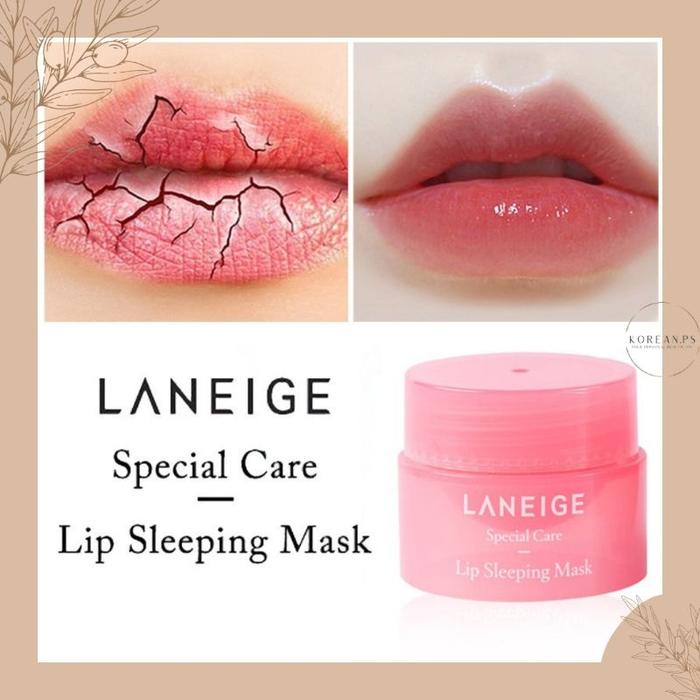 Gambar (SALE) LANEIGE LIP SLEEPING MASK CARE LIP BALM 3gr IMPORT KOREA 1000% dari Korean.PS undefined Tokopedia