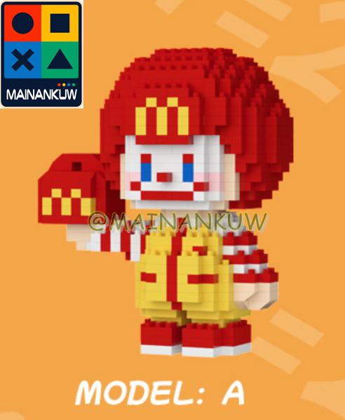 Gambar NANO BLOK MCD TAKEAWAY Balok Susun Edukasi Mainan Anak BRICKS PUZZLE dari MAINANKUW undefined Tokopedia
