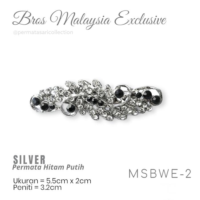Gambar Bros Malaysia Bross Dada Pundak Dagu Silver SBW Kecil Baju Jilbab 1 - MSBWE3 dari Permata Sari Collection undefined 5 Tokopedia