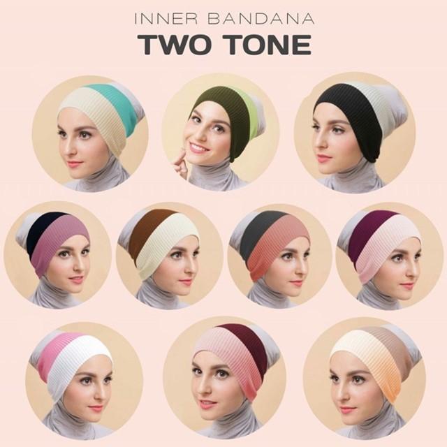 Gambar Ciput Rajut 2 Warna Murah Anti Pusing Isi 5 Pcs - CIP 02 - BANDANA (1 PCS) dari Gudang Fashion Id undefined Tokopedia