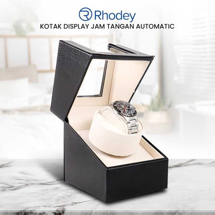 Gambar Kotak Display Jam Tangan Putar Otomatis Watch Winder Box - W125-B dari Lifeware.id undefined Tokopedia