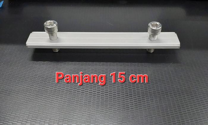 Gambar Rail Splice / Joiner Mounting PV Solar Module Panel Surya - PANJANG 15Cm dari SUBUR STORE JKT undefined Tokopedia