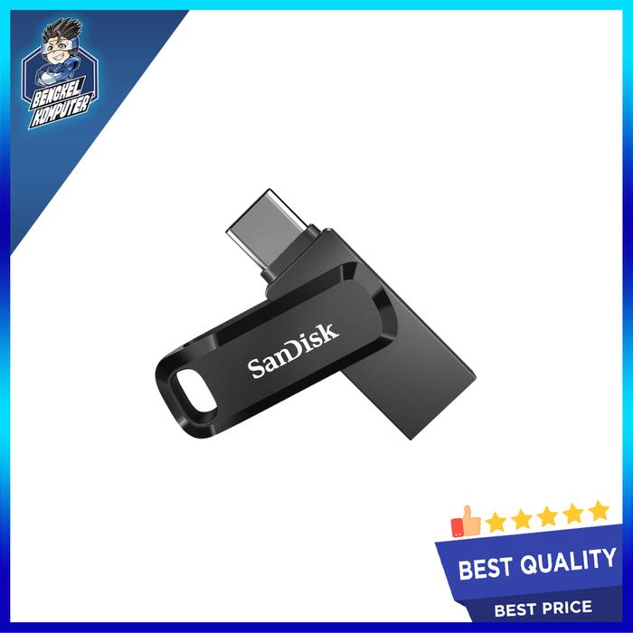Gambar FLASHDISK SANDISK ULTRA DUAL DRIVE GO TYPE-C 3.1 64GB - Hitam dari bengkelkomputerptk undefined Tokopedia